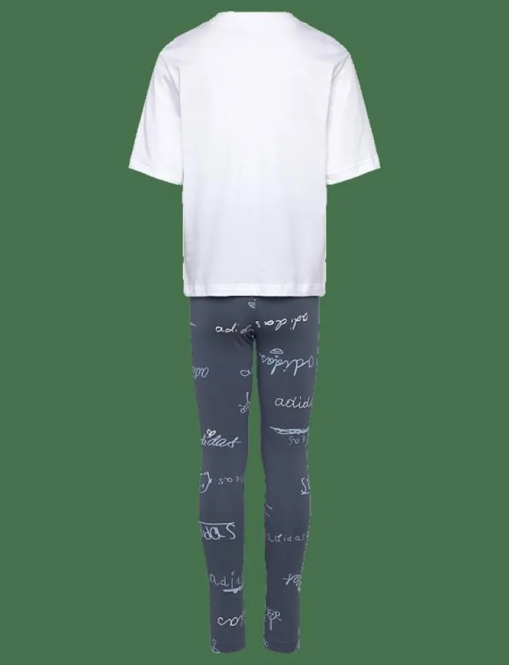 Barn adidas Sportswear Set|LK BLUV SET - Set med kortärmad t-shirt