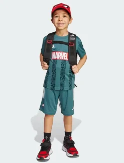 Barn adidas Sportswear Set|LK MRVL SM TSET - Set med kortärmad t-shirt