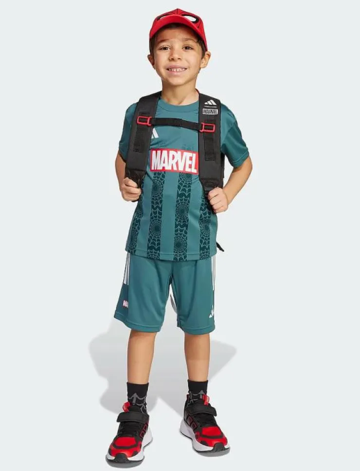 Barn adidas Sportswear Set|LK MRVL SM TSET - Set med kortärmad t-shirt