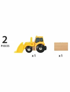 Barn BRIO Leksaksfordon & Bilar|Loader - Byggmaskiner