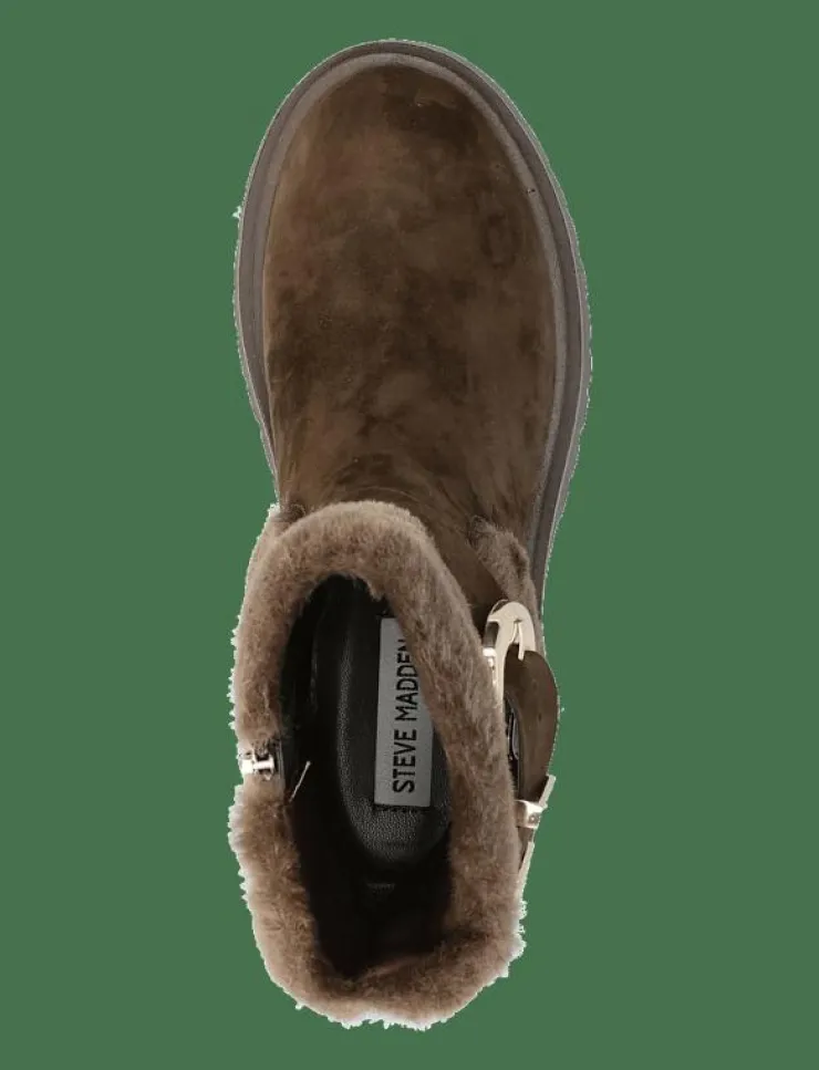 Kvinnor Steve Madden Varmfodrade Stövlar|Lodge - Platta ankelboots