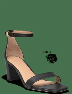 Kvinnor Lauren Ralph Lauren Sandaler|Logan Burnished Leather Sandal - Sandaler