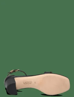Kvinnor Lauren Ralph Lauren Sandaler|Logan Burnished Leather Sandal - Sandaler
