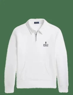 Polo Ralph Lauren Logo Fleece Collared Sweatshirt - Stickat| Stickat