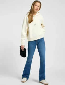 Kvinnor Lee Jeans Kläder|Sweatshirts|LOGO HOODIE - Huvtröjor