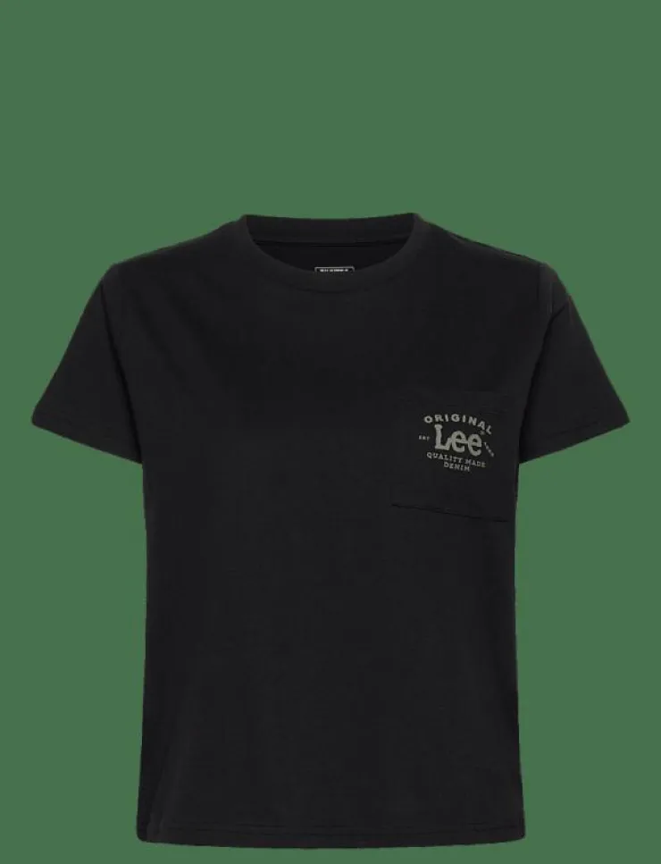 Kvinnor Lee Jeans T-Shirts & Toppar|Logo Pocket Tee - T-shirts