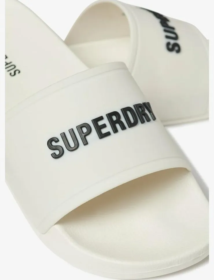 Superdry LOGO POOL SLIDE - Sandaler| Sommarskor|Badtofflor