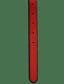 Lauren Ralph Lauren Logo Reversible Crosshatch Skinny Belt - Skärp|Kvinnor Bälten
