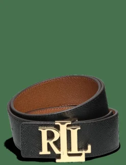 Lauren Ralph Lauren Logo Reversible Textured Wide Belt - Skärp|Kvinnor Bälten