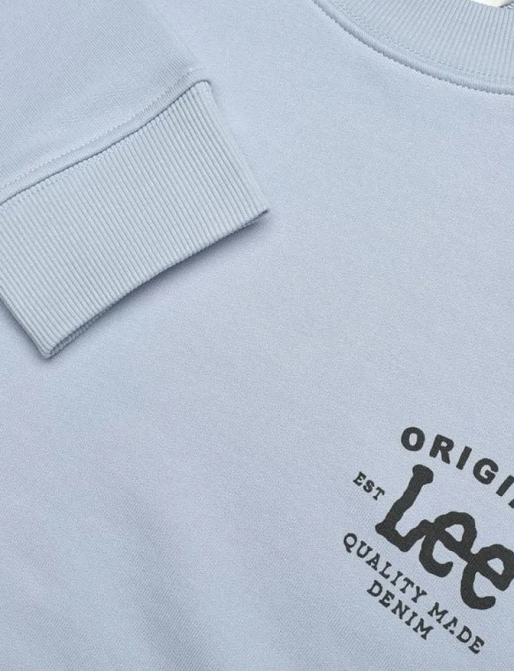 Kvinnor Lee Jeans Sweatshirts|Logo Sws - Sweatshirts