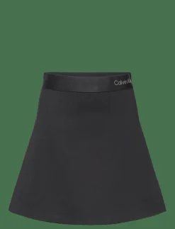 Calvin Klein LOGO TAPE FLARE PUNTO SKIRT - Kort kjol|Barn Klänningar & Kjolar