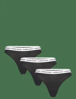 Kvinnor Björn Borg Underkläder|Trosor|LOGO THONG 3p - Underkläder