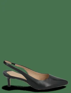Kvinnor Lauren Ralph Lauren Högklackade Skor|Lolah Burnished Leather Slingback Pump - Pumps