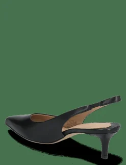 Kvinnor Lauren Ralph Lauren Högklackade Skor|Lolah Burnished Leather Slingback Pump - Pumps