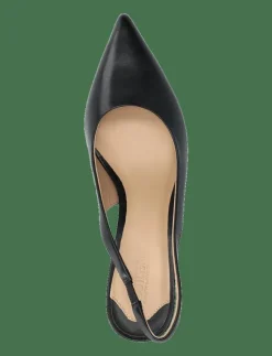 Kvinnor Lauren Ralph Lauren Högklackade Skor|Lolah Burnished Leather Slingback Pump - Pumps