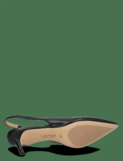 Kvinnor Lauren Ralph Lauren Högklackade Skor|Lolah Burnished Leather Slingback Pump - Pumps