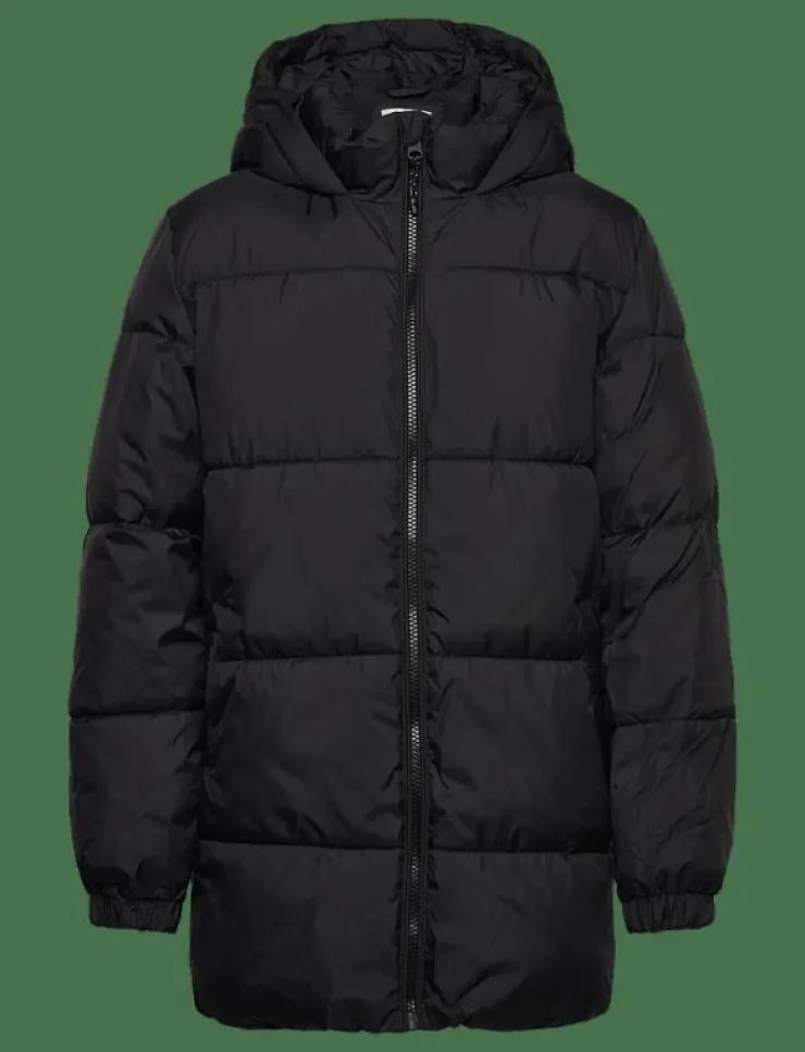 Mango Long coat with padded lining - Dunjackor & fodrade jackor|Barn Jackor