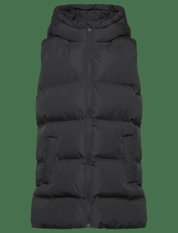 Mango Long hooded waistcoat - Väst|Barn Västar