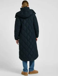 Kvinnor Lee Jeans Jackor & Kappor|LONG PUFFER - Dunkappor