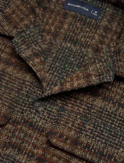 Abercrombie & Fitch Overshirts|LONG SLEEVE BOUCLE OVERSHIRT - Jackor & rockar