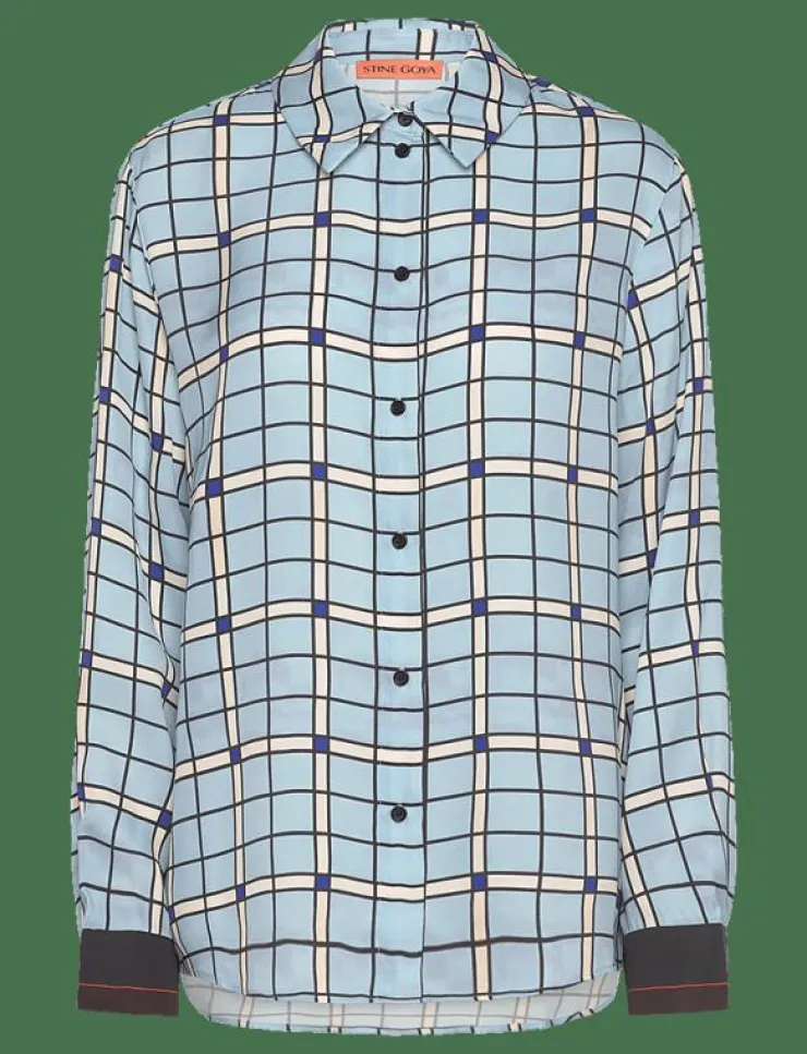 STINE GOYA Long Sleeve Shirt, 2263 Dry Viscose - Långärmade|Kvinnor Blusar & Skjortor