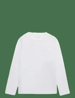 Barn Mango Överdelar|Long-sleeved t-shirt with pocket - Långärmade t-shirts