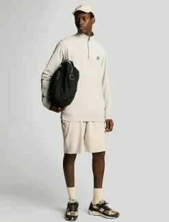 Lyle & Scott Sweatshirts & Huvtröjor|Loopback Quarter Zip Sweat - Sweatshirts