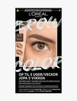 L'Oréal Paris , Brow Color, Semi-permanent eyebrow color, 5.0 , 30ml - Ögonbrynsfärg|Kvinnor Hår
