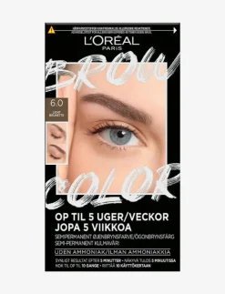 Kvinnor L'Oréal Paris Smink|, Brow Color, Semi-permanent eyebrow color, 6.0 Light Brunette, 30ml - Ögonbrynsfärg