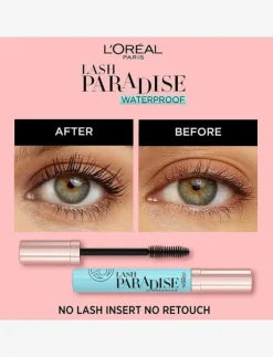 Kvinnor L'Oréal Paris Smink|Lash Paradise Waterproof Mascara Black - Ögon