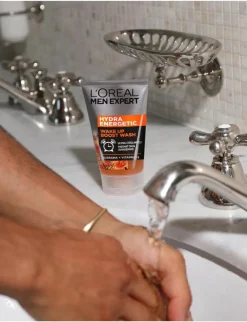 L'Oréal Paris Men Expert Hydra Energetic Wake Up Boost Wash 100 ml - Ansiktsvård| Skönhet|Skönhet