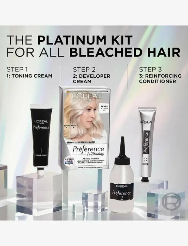 L'Oréal Paris Préférence Le Blonding Toner Platinum Ice - Hårvård|Kvinnor Hår