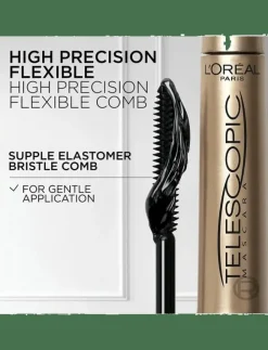 Kvinnor L'Oréal Paris Smink|, Telescopic, Mascara, Black, 8ml - Ögon