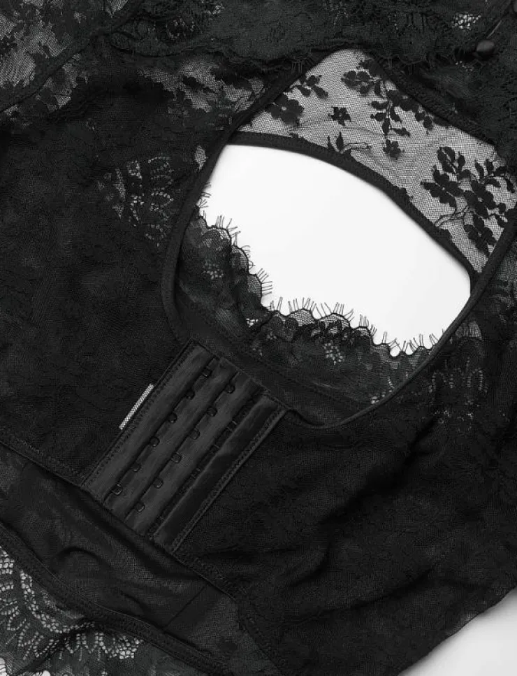 Kvinnor Hunkemöller Bodies & Underklänningar|LOU LS BRALETTE - Bodies & slips