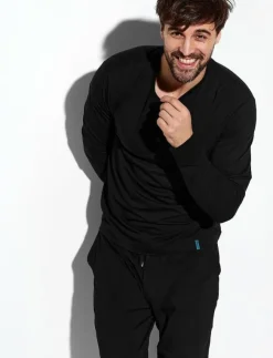 Panos Emporio Lounge Henley Cotton Bamboo - Pyjamasöverdelar| Pyjamas