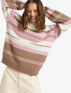 Kvinnor Roxy Sweatshirts|LOVE AGAIN - Stickat
