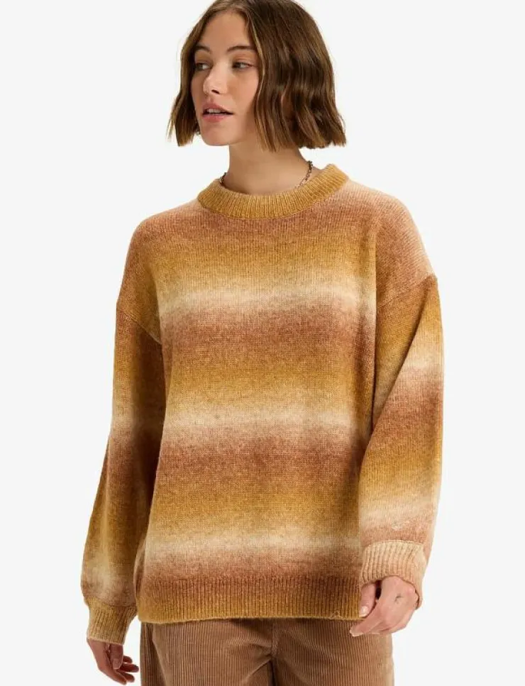 Kvinnor Roxy Sweatshirts|LOVE AGAIN - Stickat