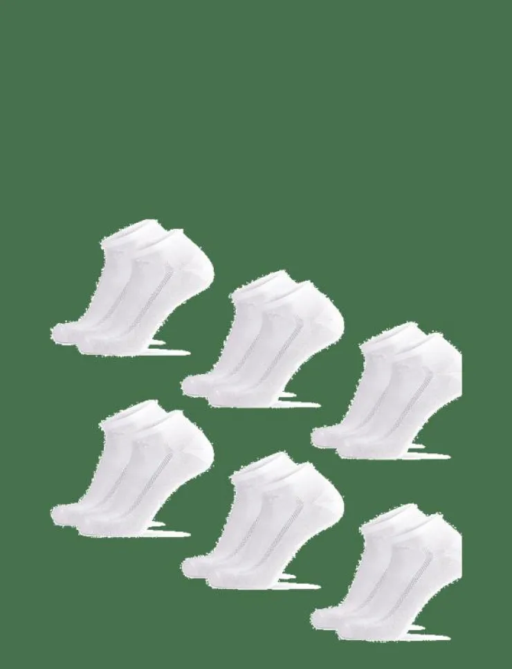 Kvinnor Danish Endurance Underkläder|Underkläder|Low-Cut Bamboo Dress Socks 6-pack - Strumpor