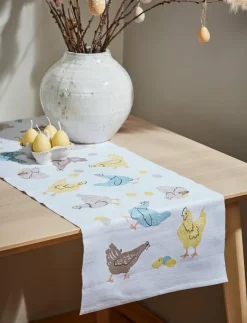 Noble House LÖPARE RUNNER CHICKEN GUL 35X110 - Dukar & löpare| Kökstextilier|Textilier
