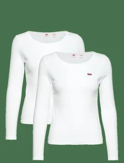 Kvinnor Levi's® Kläder|LS 2 PACK TEE A0787 LS 2 PACK - Långärmade toppar