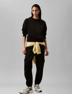 Calvin Klein Jeans LS ARCHIVE LOGO FRENCH TERRY RLX - Sweatshirts|Kvinnor Sweatshirts