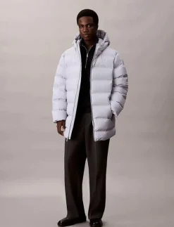 Calvin Klein LS BONDED CHNNLD LONG HOODED PUF - Fodrade jackor| Jackor & Rockar