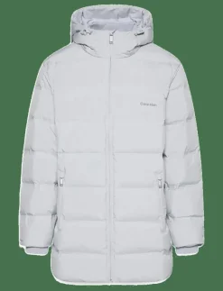 Calvin Klein LS BONDED CHNNLD LONG HOODED PUF - Fodrade jackor| Jackor & Rockar