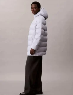 Calvin Klein LS BONDED CHNNLD LONG HOODED PUF - Fodrade jackor| Jackor & Rockar