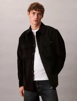 Calvin Klein Jeans Skjortor|LS CORDUROY POCKET RELAXED SHIRT - Manchesterskjortor