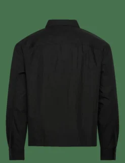 Calvin Klein LS COTTON NYLON EASY CROPPED SHI - Jackor & rockar| Overshirts
