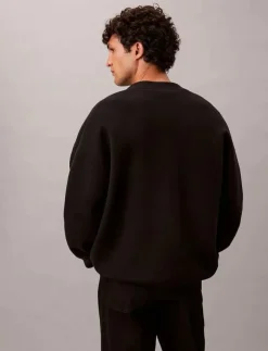 Calvin Klein Jeans Stickat|LS CTTN CASHMERE 3D LOGO CARDIGA - Koftor