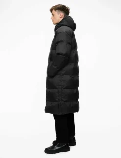 Calvin Klein Jeans LS LONG LENGTH HOODED NYLON PUFF - Fodrade jackor| Jackor & Rockar