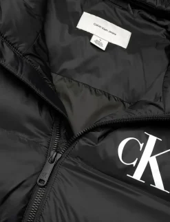 Calvin Klein Jeans LS NYLON MONOGRAM PUFFER JKT - Fodrade jackor| Jackor & Rockar