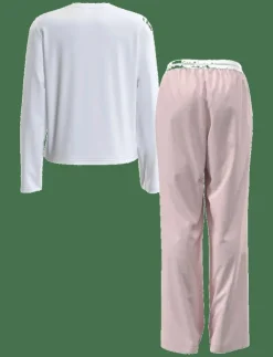 Calvin Klein LS PANT SET - Pyjamas|Kvinnor Pyjamas & Loungewear